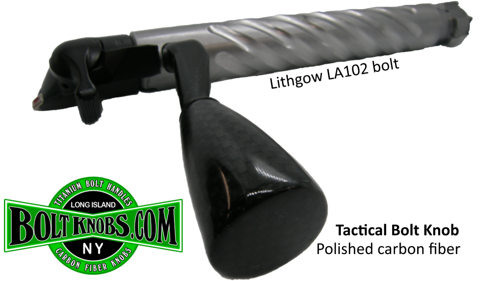 Bolt Knob (Tactical) carbon fiber *polished finish*